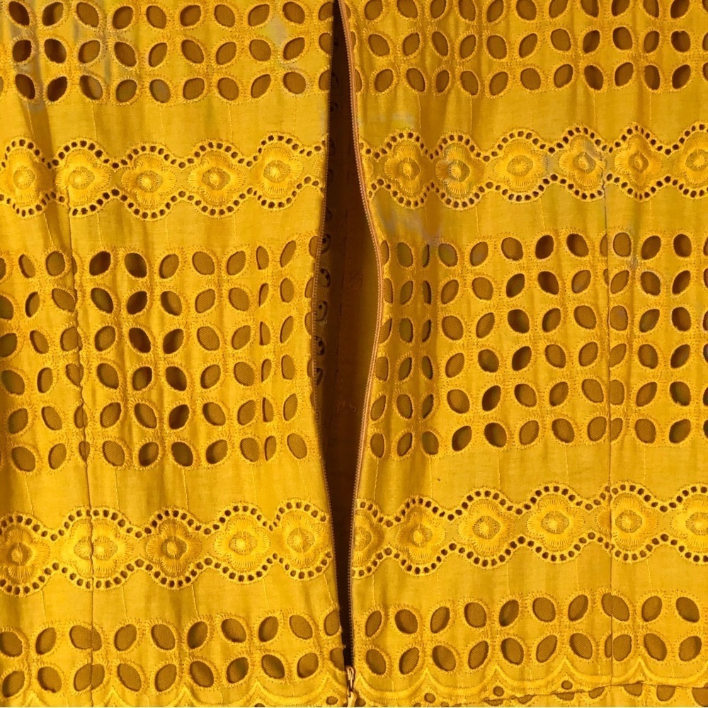 EYELET BRODERIE EMBROIDERY BUTTON MAXI TEA DRESS - Picture 14 of 14